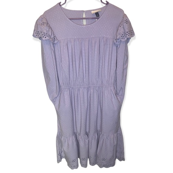 Universal Thread Eyelet Dress
Ruched detail
Ruffle accents
ALine - Picture 1 of 7